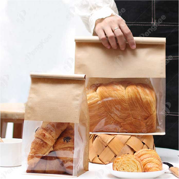 KRAFT EIGHT-SIDE BREAD SEALED BAG