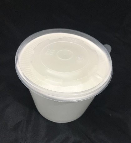 520CC PAPER BOWL (DPE) (PLAIN WHITE) TBH
