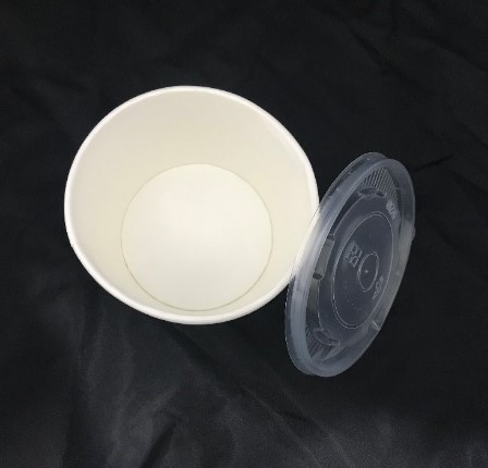 520CC PAPER BOWL (DPE) (PLAIN WHITE) TBH