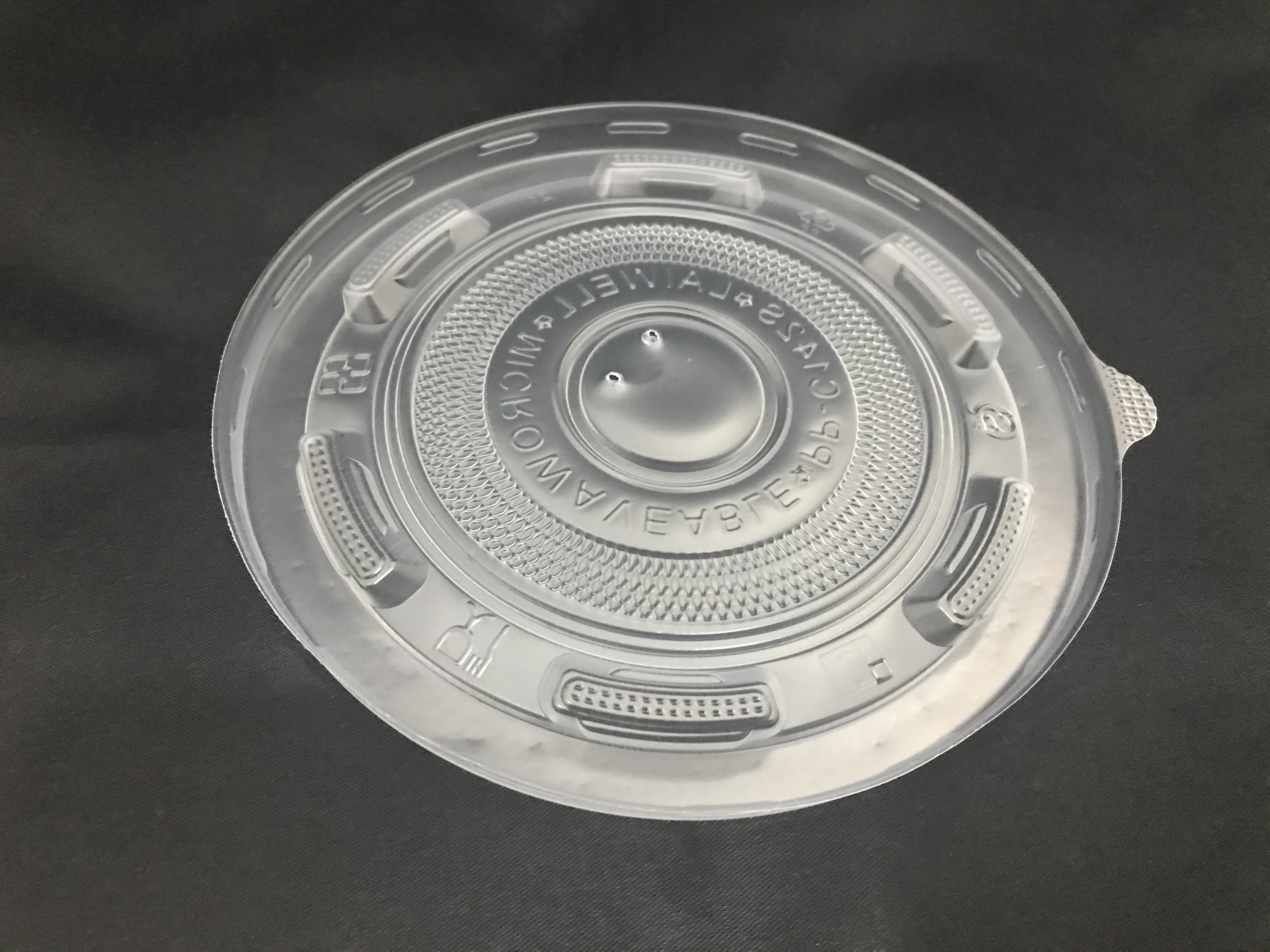 PP PLASTIC LID 142MM (FOR PAPER BOWL PaB850cc/900cc) (50'S)