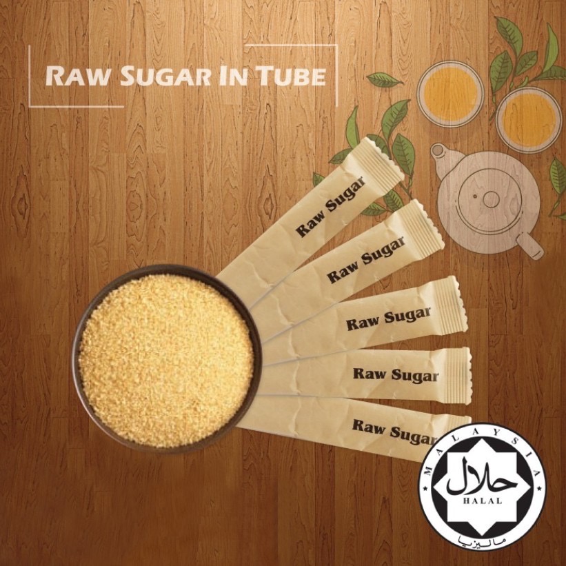 SUGAR IN TUBE (RAW) (200'S/PKT)