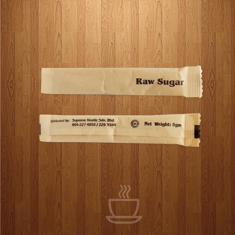 SUGAR IN TUBE (RAW) (200'S/PKT)