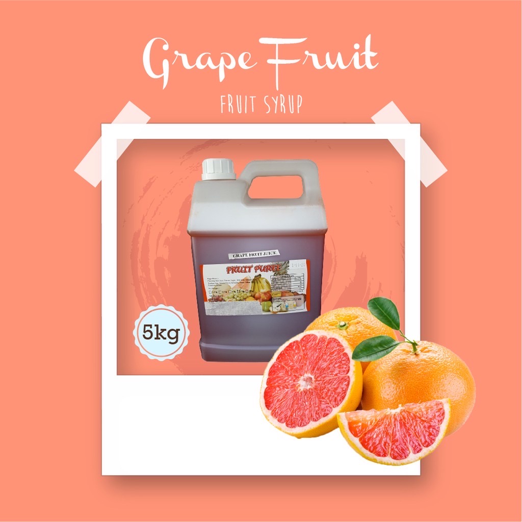 GRAPEFRUIT CONC.SYRUP LT 5KG