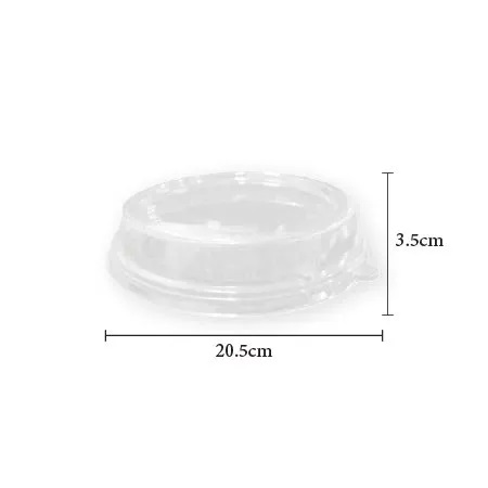 JS-B1000L RPET WITH LID FOR 1000ML SUGARCANE BIO UNBLEACHED RECT SALAD BOX (125'S X 4PKT/CTN) 