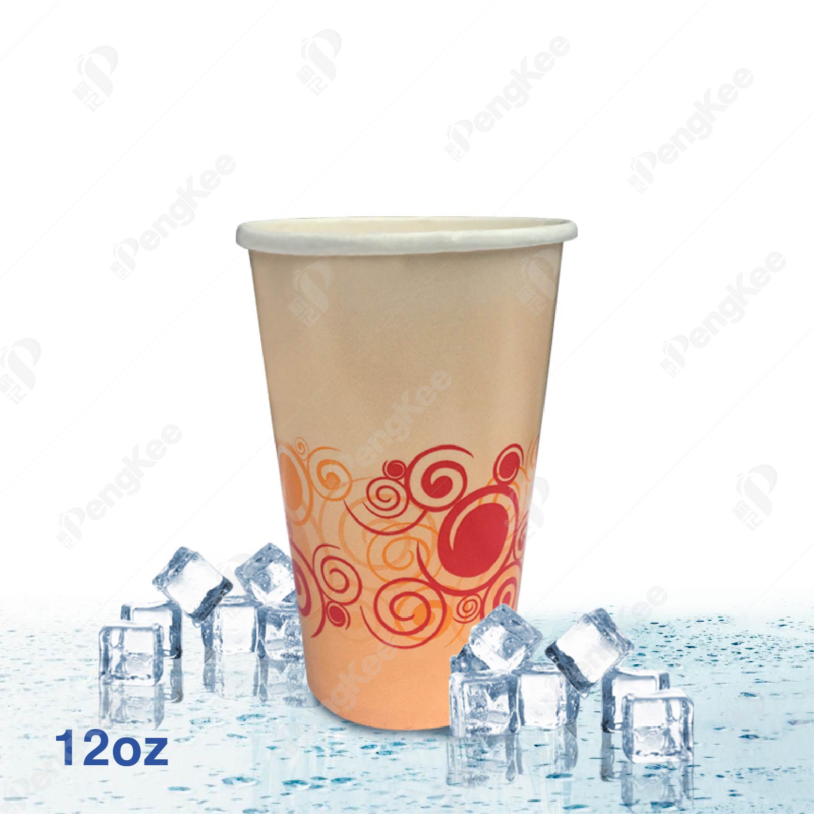 12OZ PAPER COLD CUP (GENERIC DESIGN)