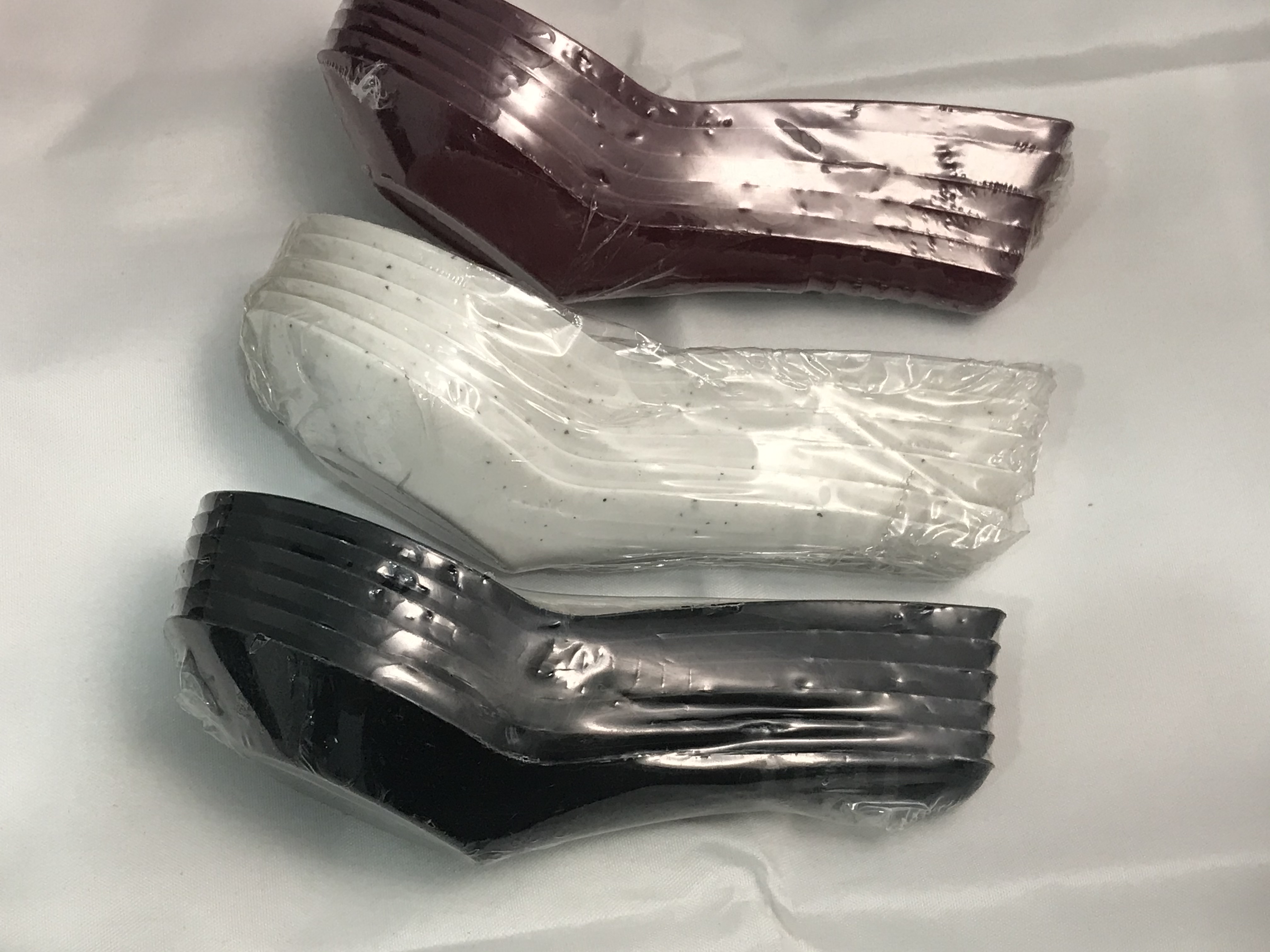 SOUP SPOON S-01 (5")(6PCS/PKT)(MAROON)