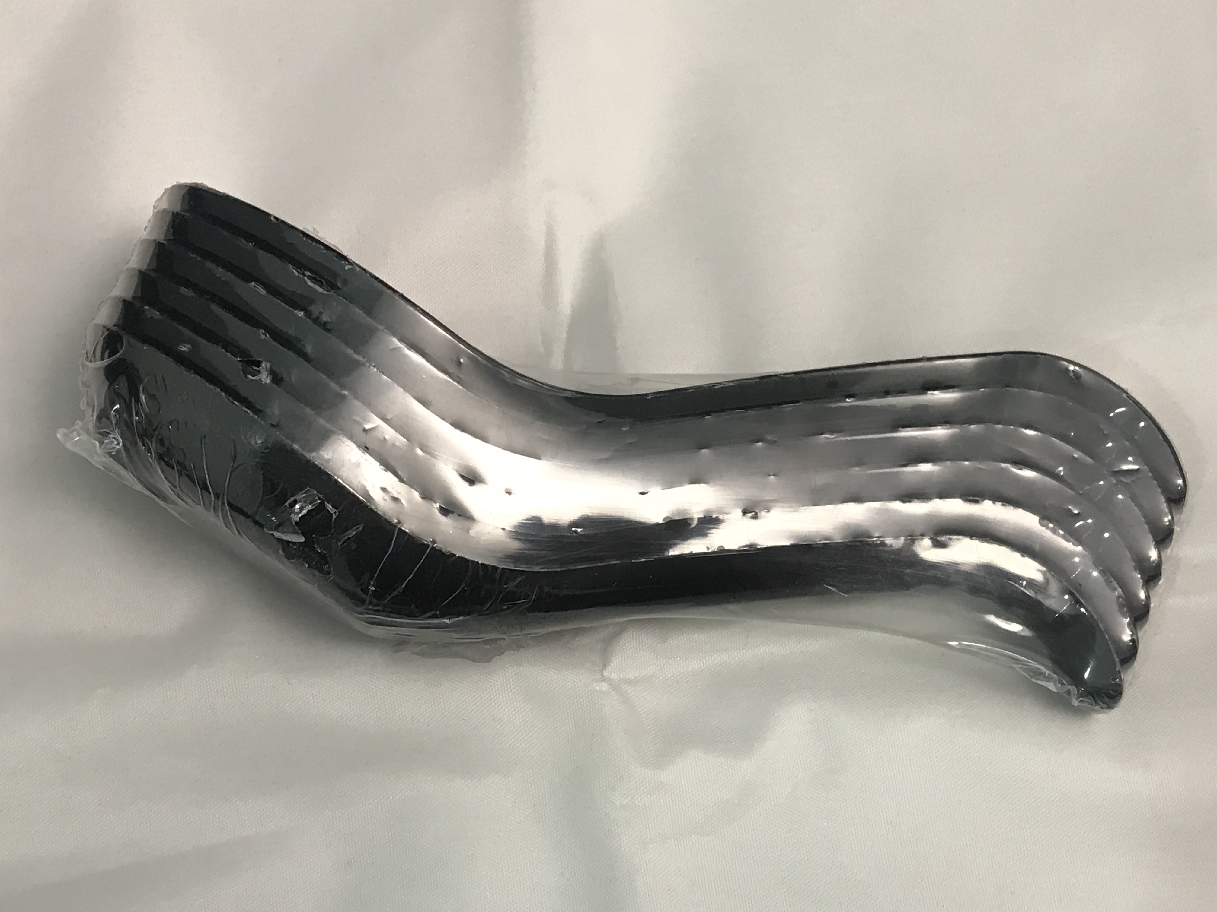 SOUP SPOON S-02 (6")(6PCS/PKT) (BLACK)