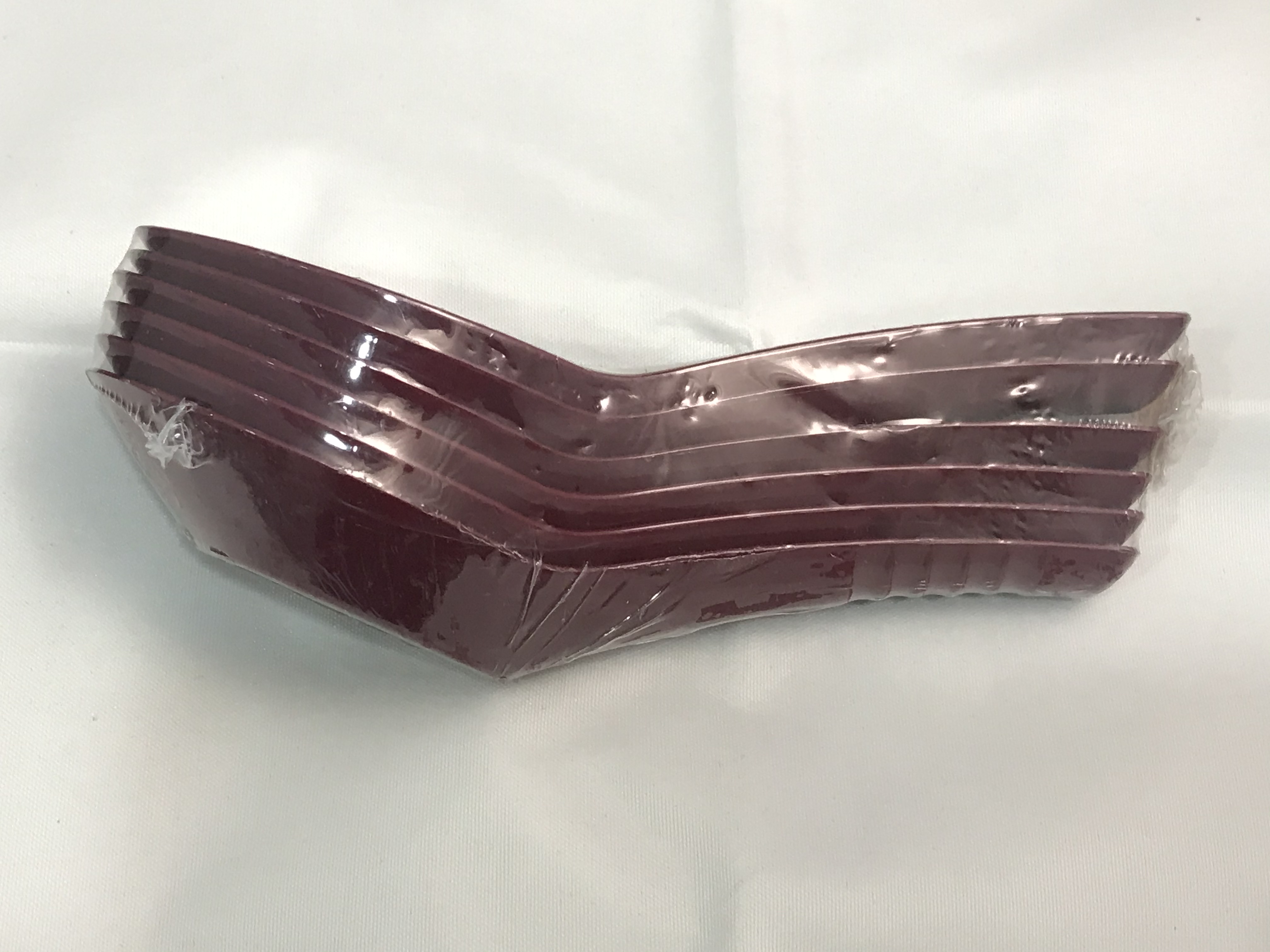 SOUP SPOON S-01 (5")(6PCS/PKT)(MAROON)