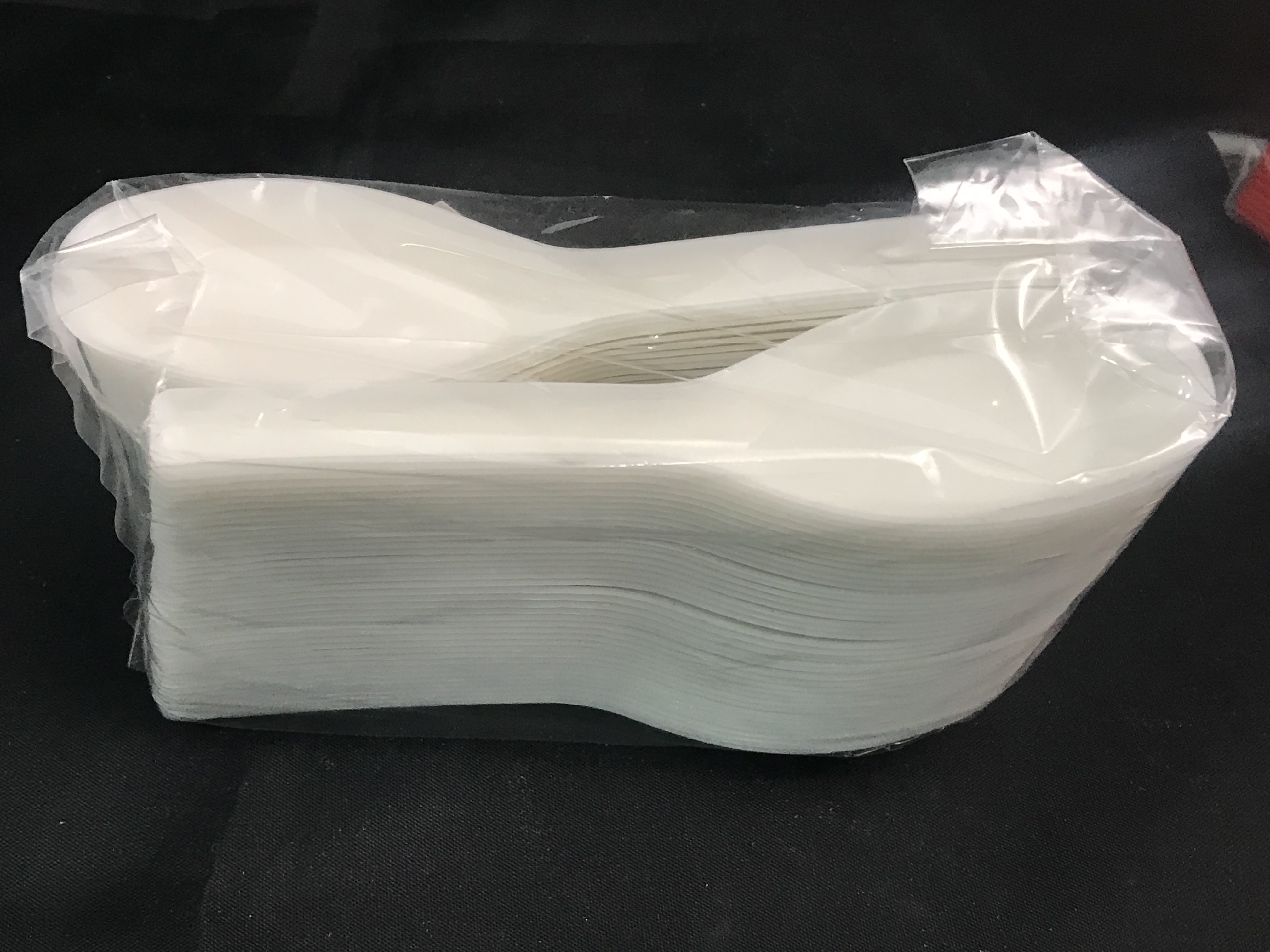 TC CHINESE SPOON (WHITE) (+-80'S) (30PKT/CTN)