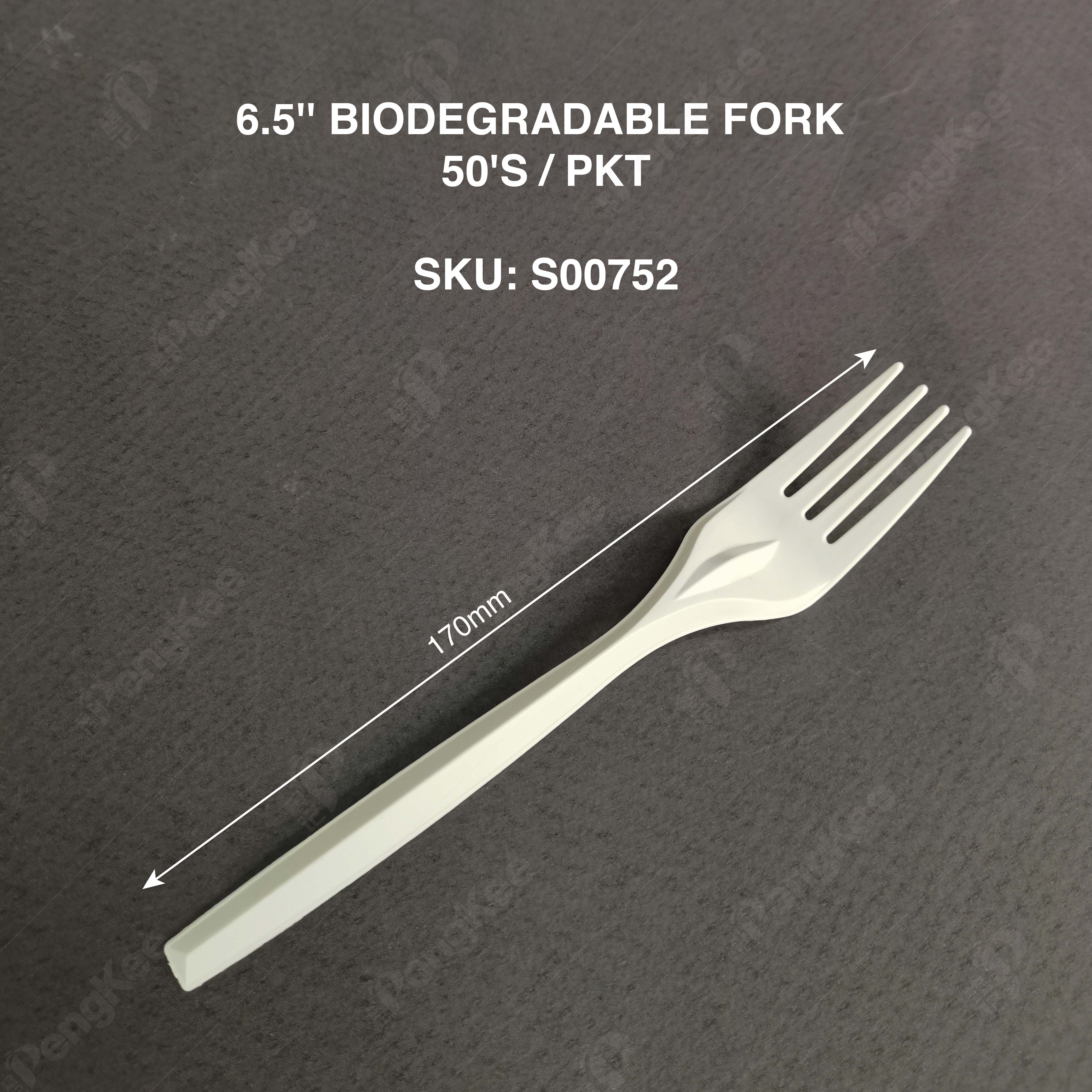 6.5'' BIODEGRADABLE FORK (170MM) 