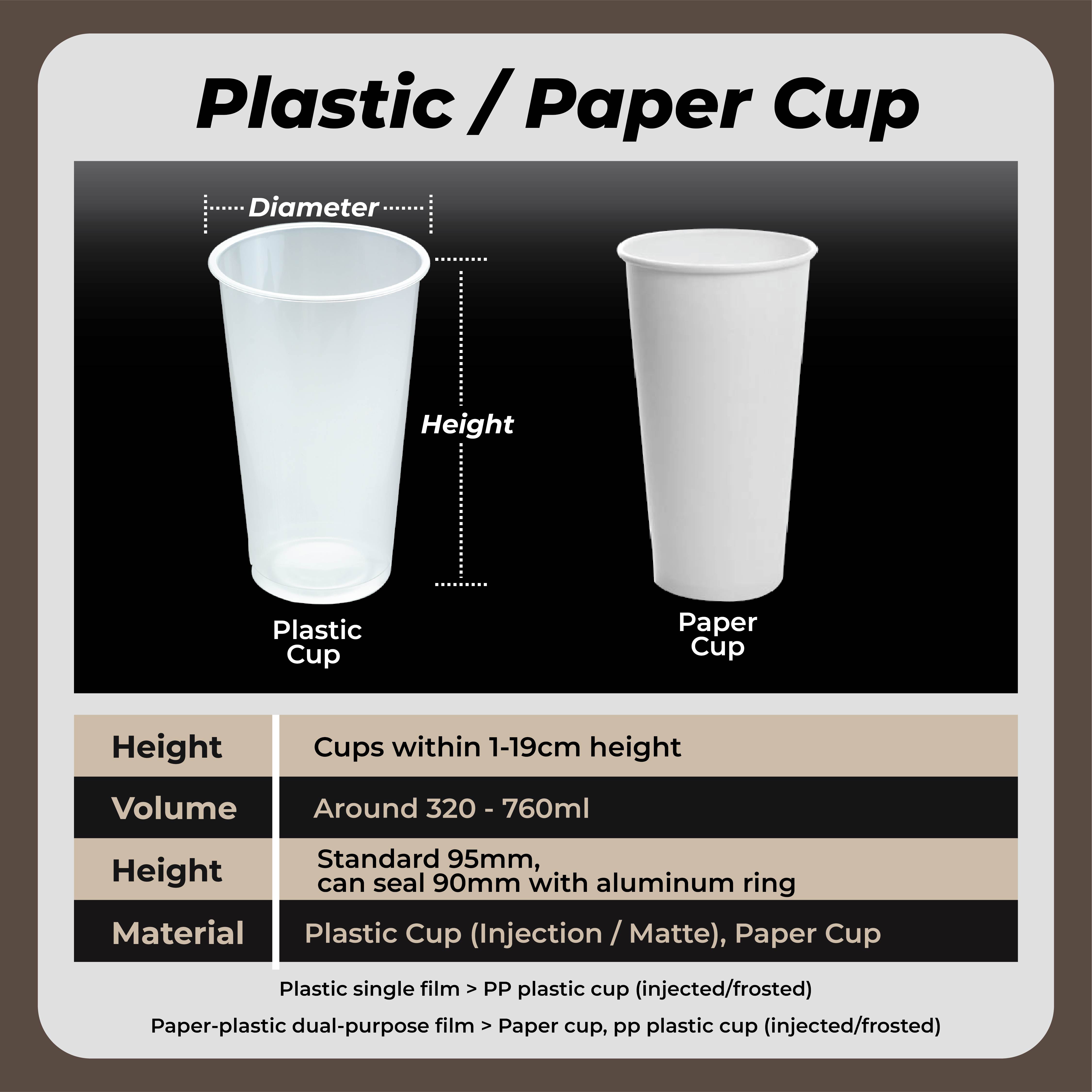 CUP SEALING MACHINE JM-S9 (CM) 