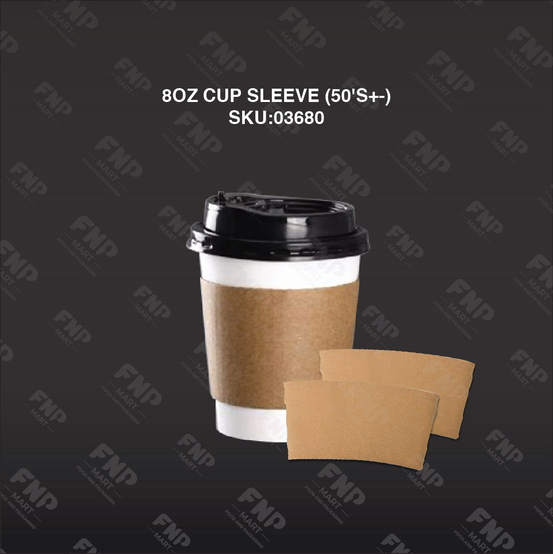 8OZ CUP SLEEVE (50'S+-)