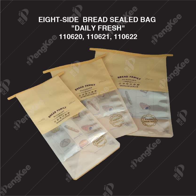 EIGHT-SIDE  BREAD SEALED BAG "DAILY FRESH"