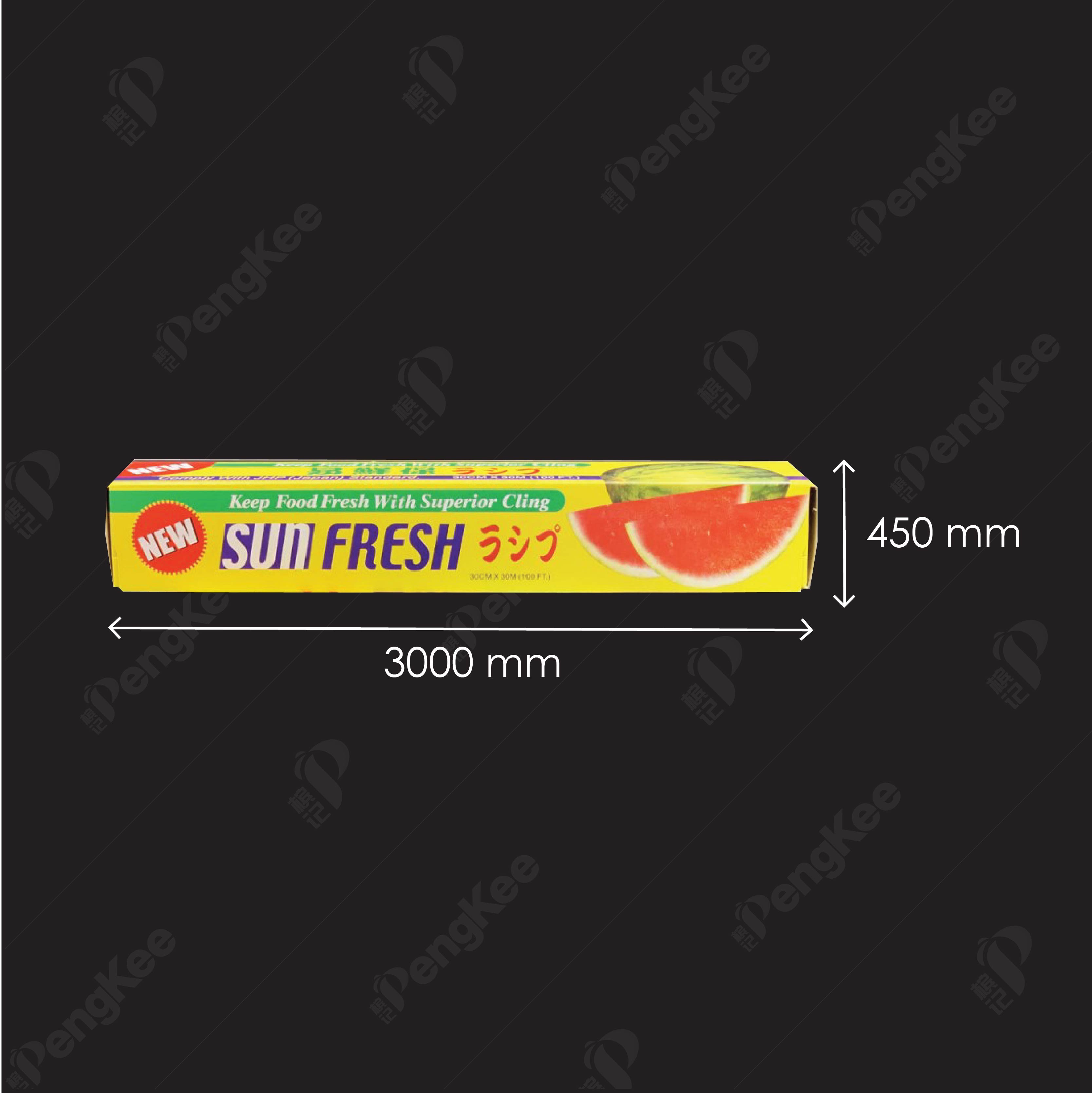 CLING FILM 450MMX300M 'FRESH' (6 ROLL/CTN)