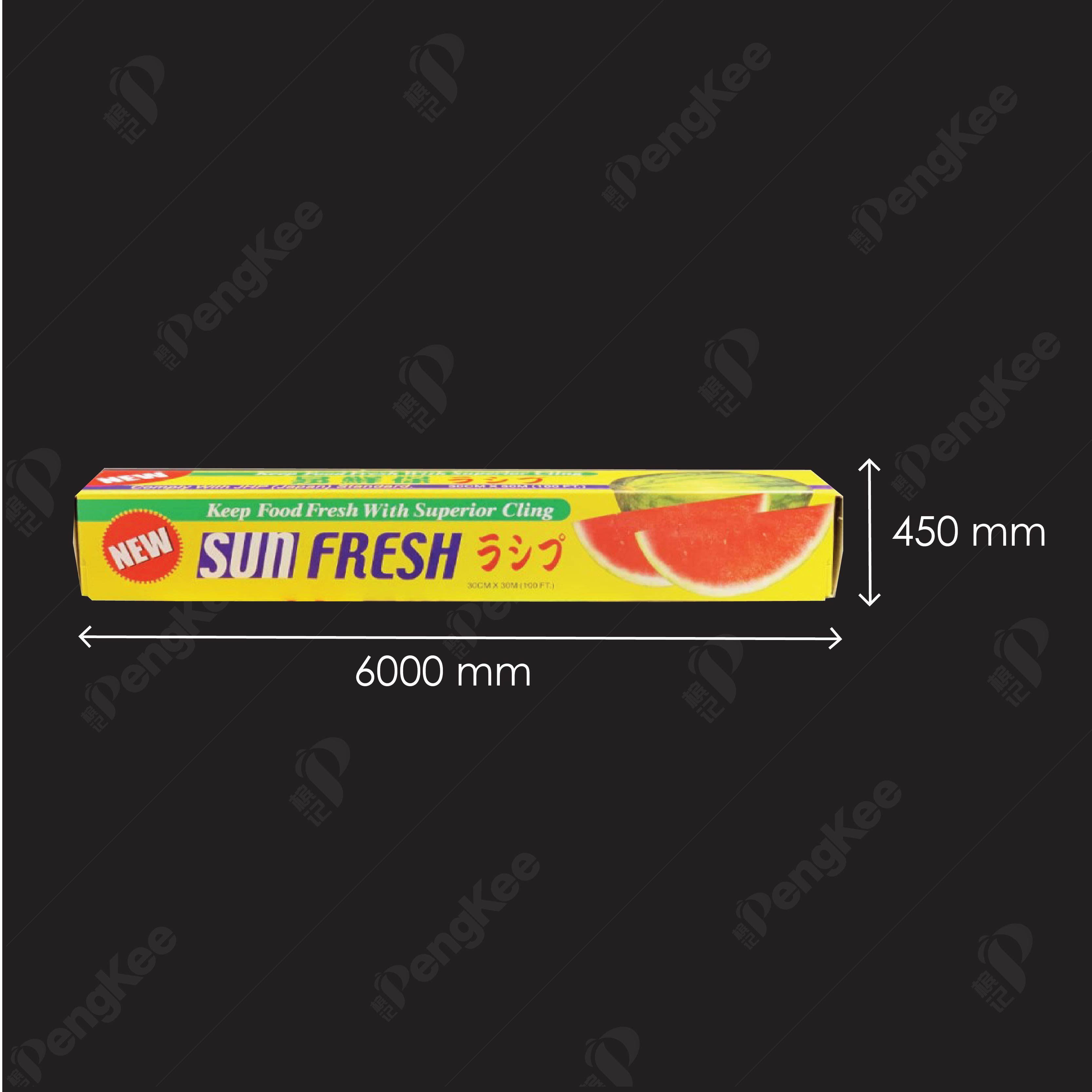 CLING FILM 450MMX600M 'FRESH' (6 ROLL/CTN)