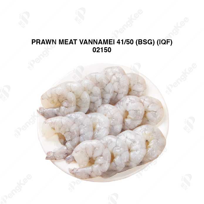 PRAWN MEAT VANNAMEI 41/50 (BSG) (IQF)
