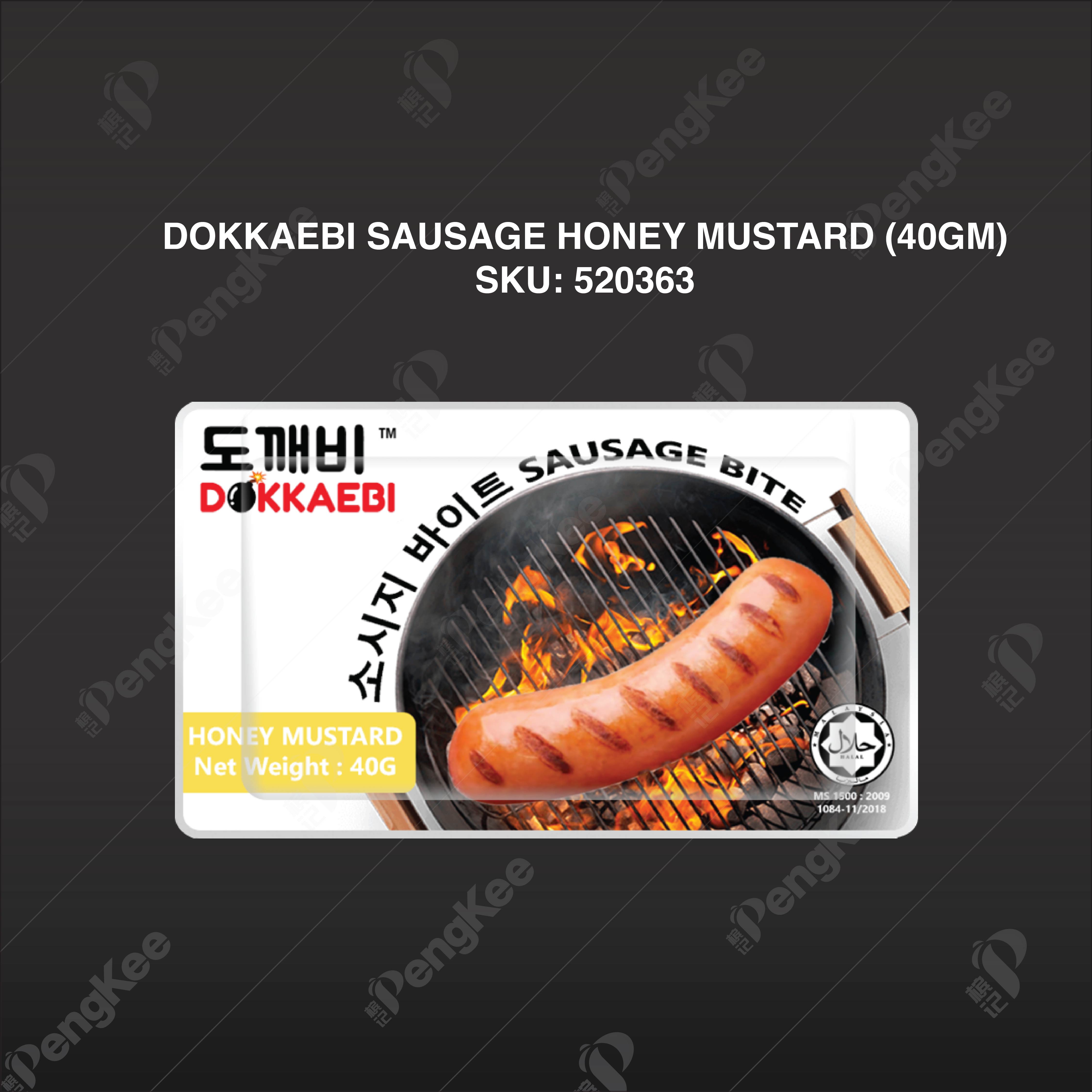 DOKKAEBI SAUSAGE HONEY MUSTARD (40GM) 