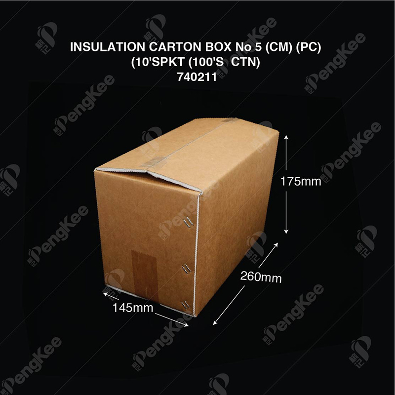INSULATION CARTON BOX No 5 (CM) (PC) (10'S/PKT)