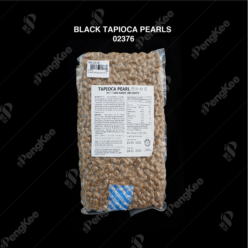 BLACK TAPIOCA PEARLS (3KGS X 6PKT/CTN)