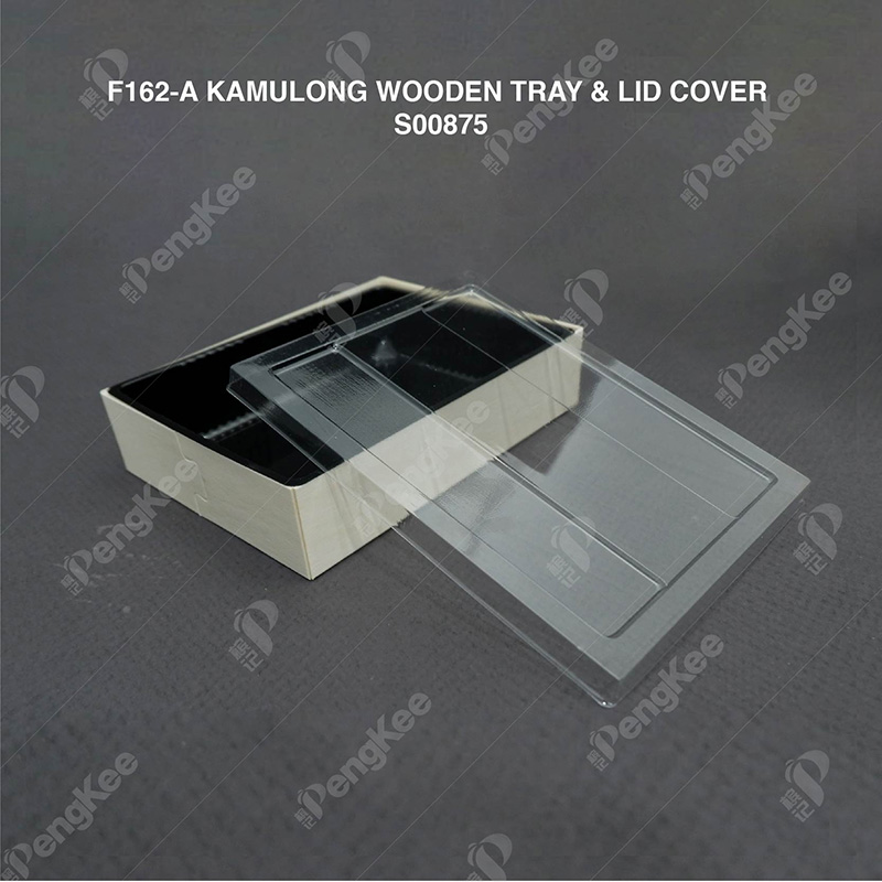 F162-A KAMULONG WOODEN TRAY & LID COVER
