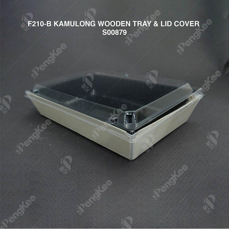 F210-B KAMULONG WOODEN TRAY & LID COVER 