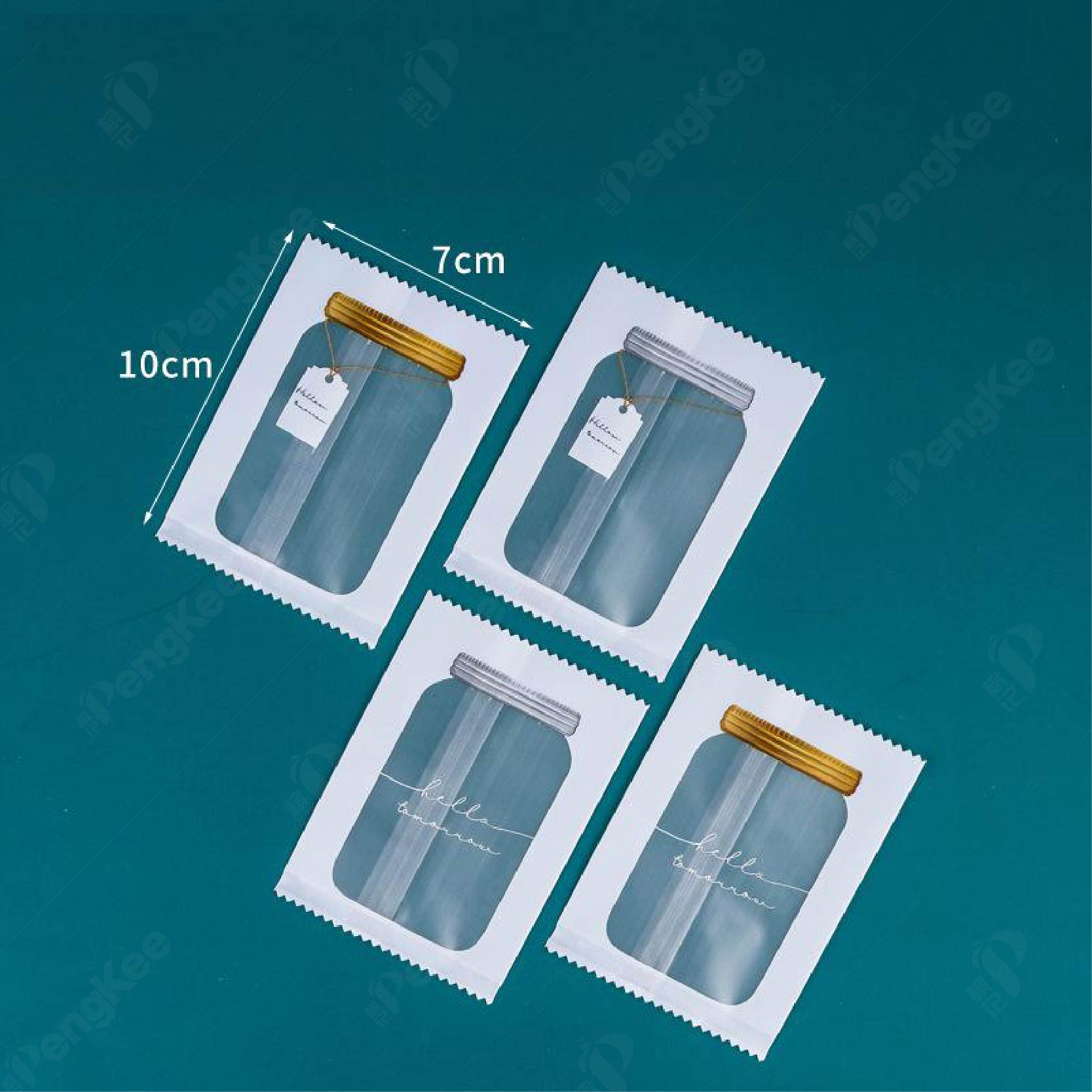 MACHINE SEALED BAG WITH CUTIE STYLE