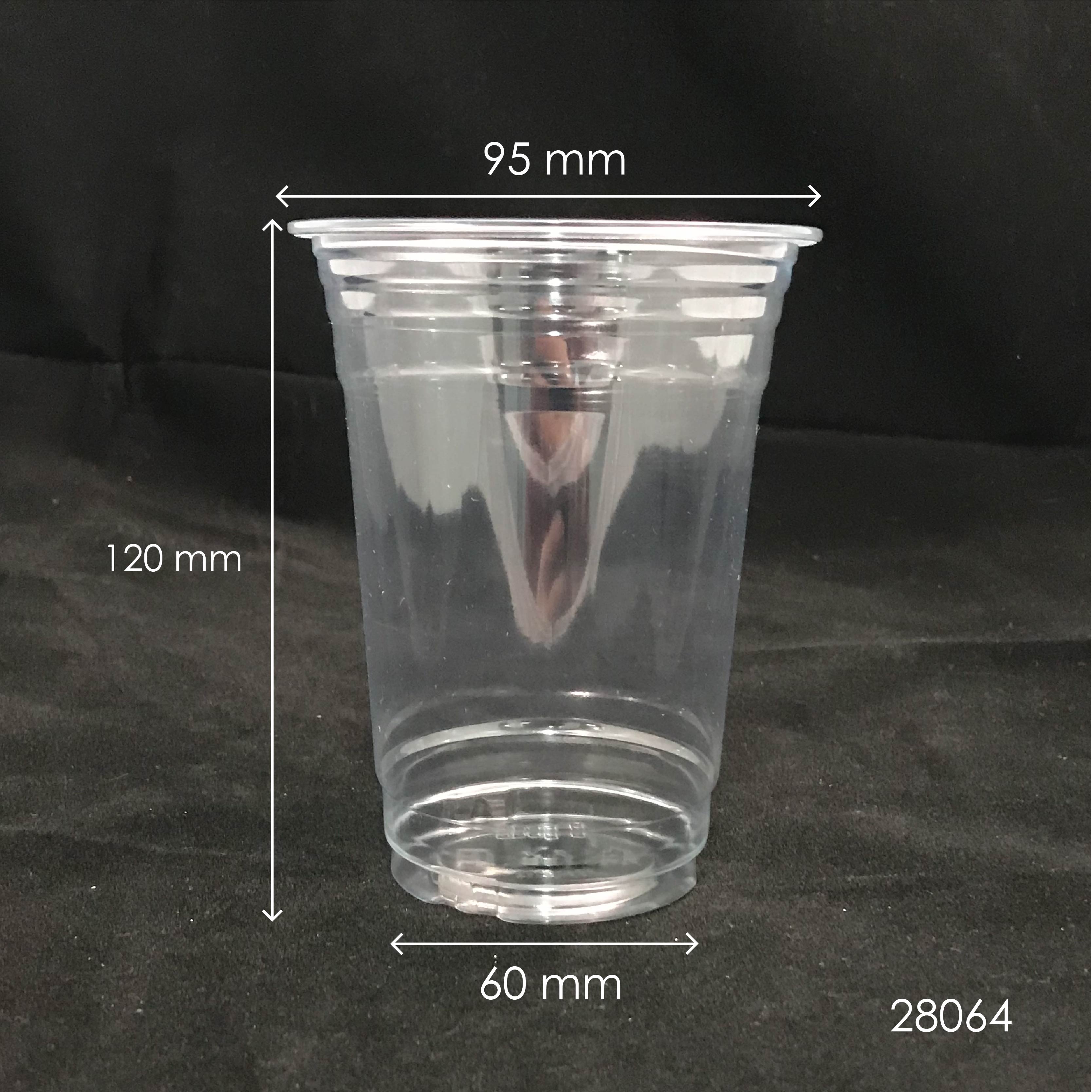 PET 16OZ (95MM) CUP (CLEAR) (FP95-16) (50'S X 20PKT/CTN)