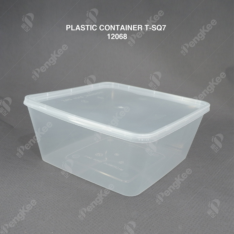 PLASTIC CONTAINER T-SQ7 (30'S X 3PKT/CTN) (90PCS/CTN)
