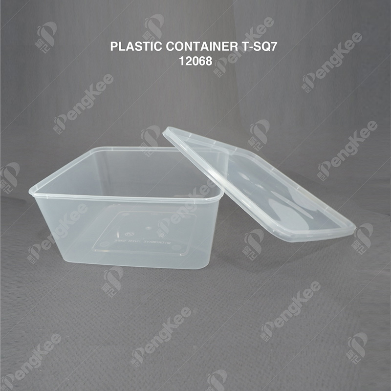 PLASTIC CONTAINER T-SQ7 (30'S X 3PKT/CTN) (90PCS/CTN)
