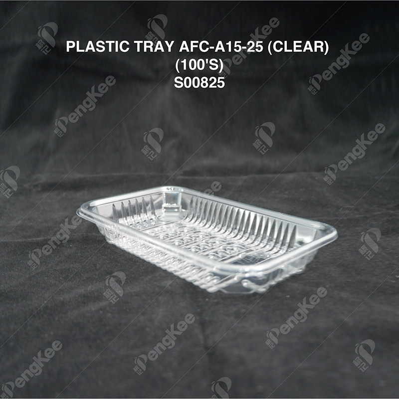PLASTIC TRAY AFC-A15-25 (CLEAR) (100'S) (5PKT/CTN)