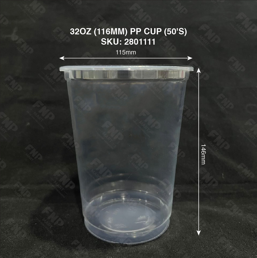 TL' 32OZ (TB-1000FA)(116MM) PP CUP