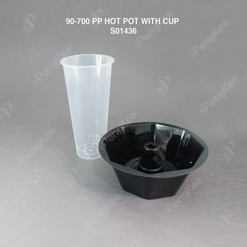 90-700 PP HOT POT WITH CUP 300 SET/CTN