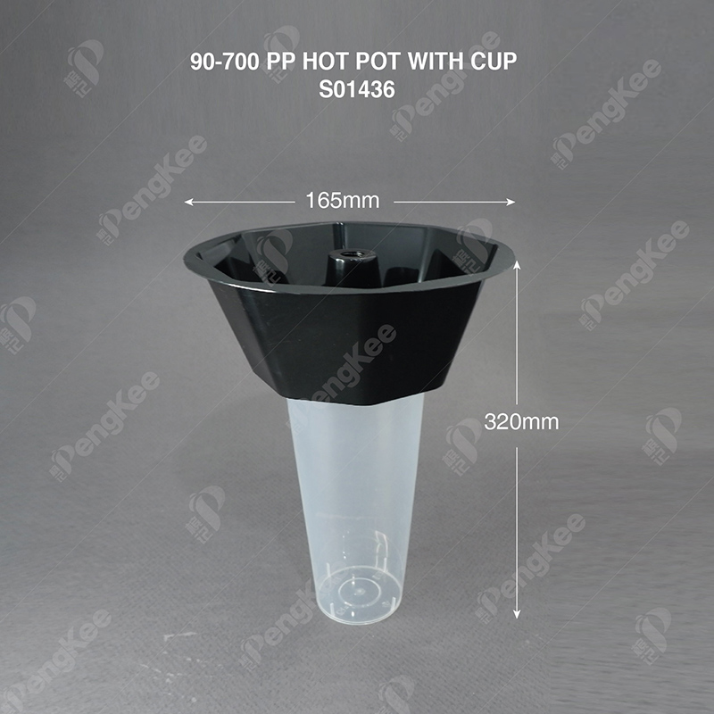 90-700 PP HOT POT WITH CUP 300 SET/CTN