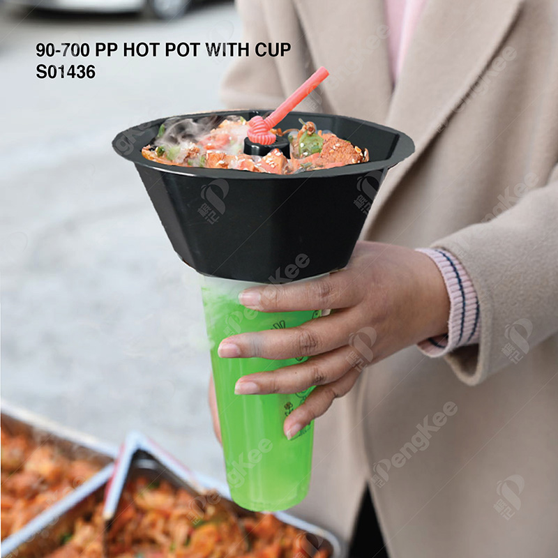 90-700 PP HOT POT WITH CUP 300 SET/CTN
