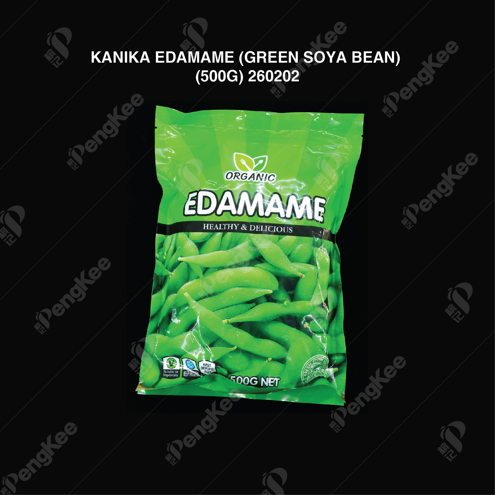 KANIKA EDAMAME (GREEN SOYA BEAN) (500G)