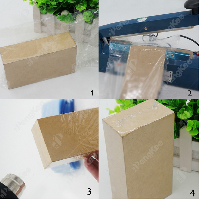 PVC SINGLE LAYER HEAT SHRINK WRAP (CLEAR) (2c x400x600mm) (CM) (100'S/PKT)
