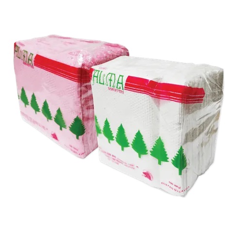 ALMA SERVIETTES (PINK) (100SH) (60PKTS/CTN)
