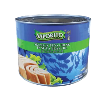 SAPORITO TUNA CHUNK IN SOYA BEAN OIL (1.88KG) (CAN)