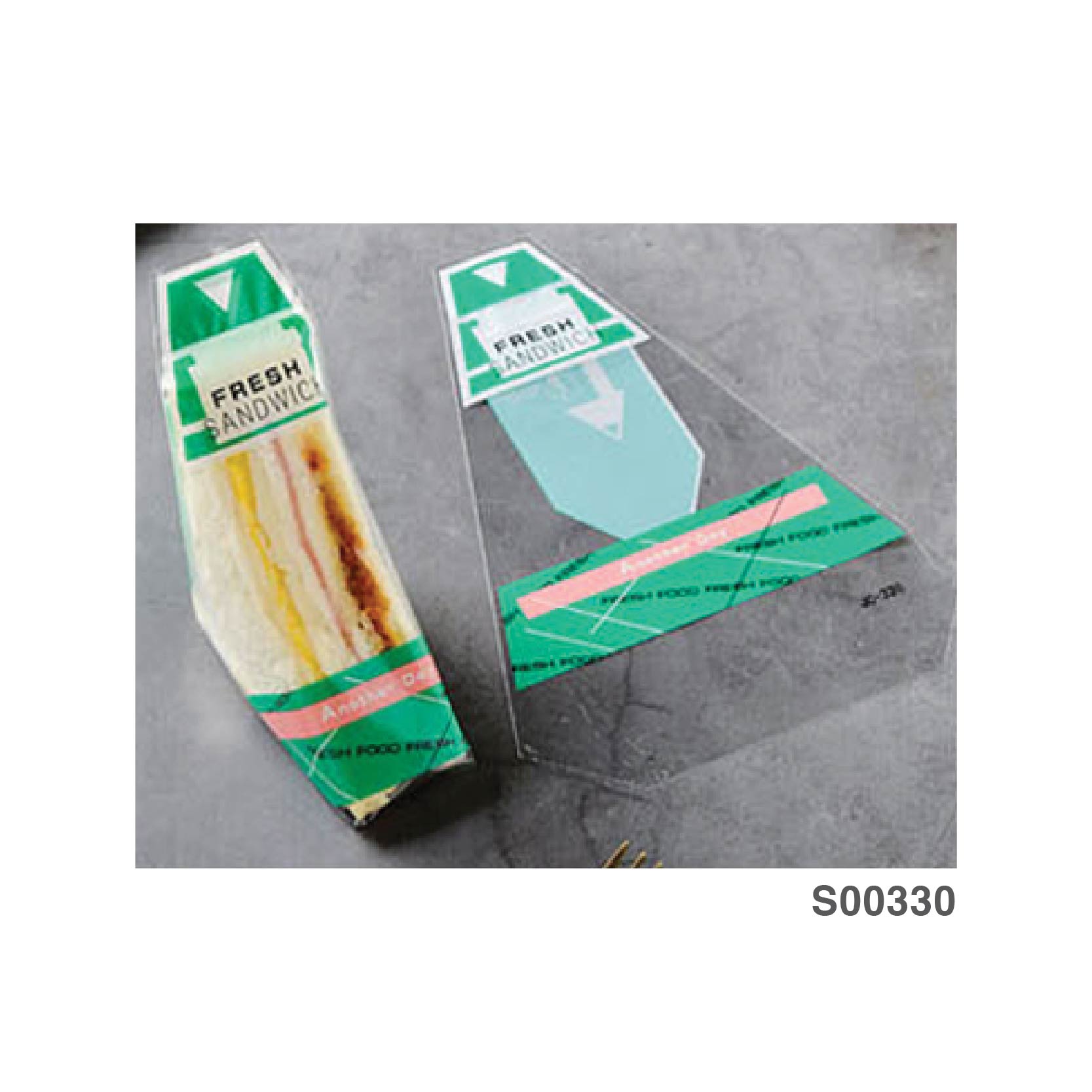 SANDWICH BAG (23.5CM(L)*5.5CM (W) + 2.5C)  (+/-100'S)