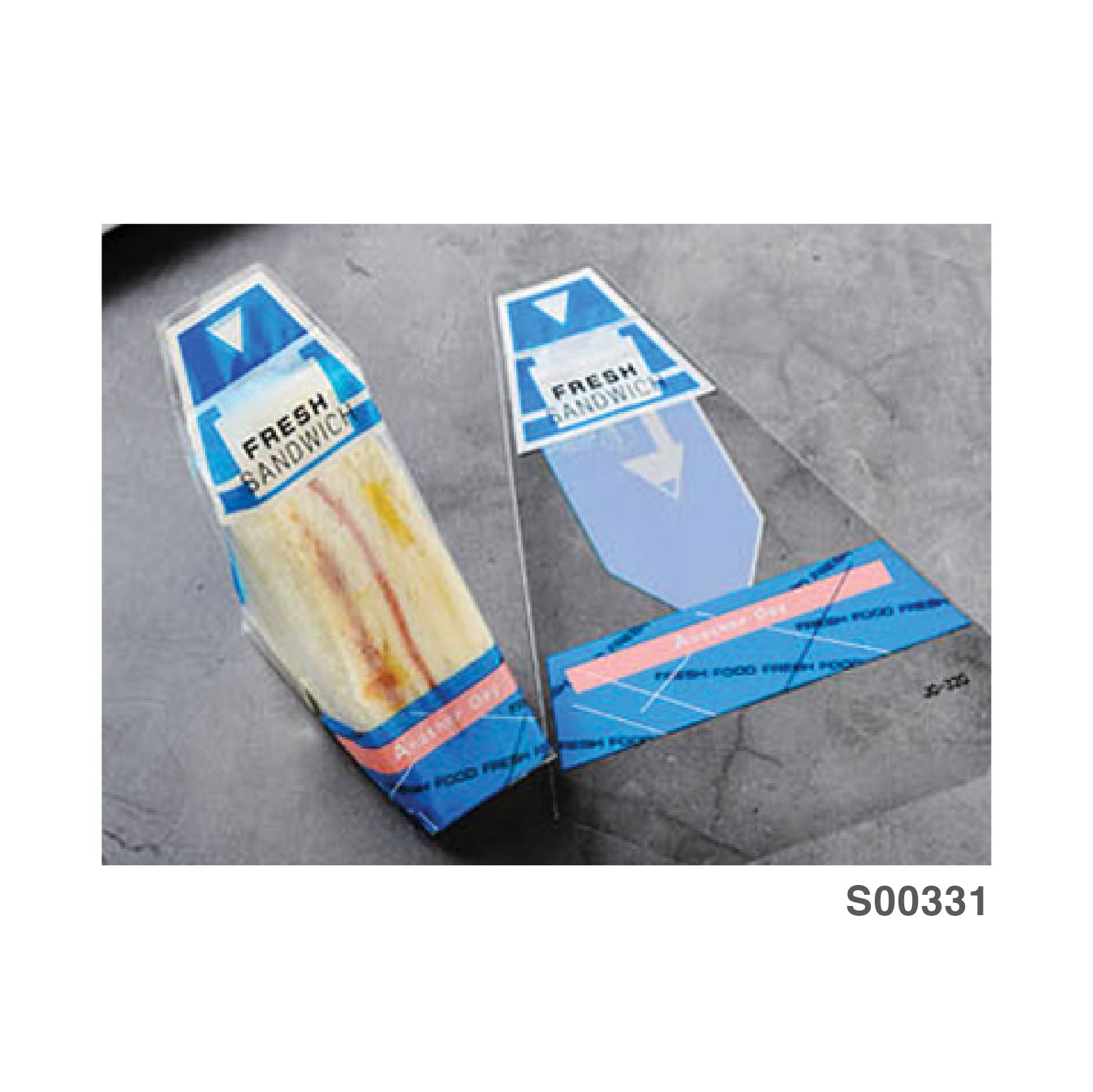 SANDWICH BAG (23.5CM(L)*5.5CM (W) + 2.5C)  (+/-100'S)