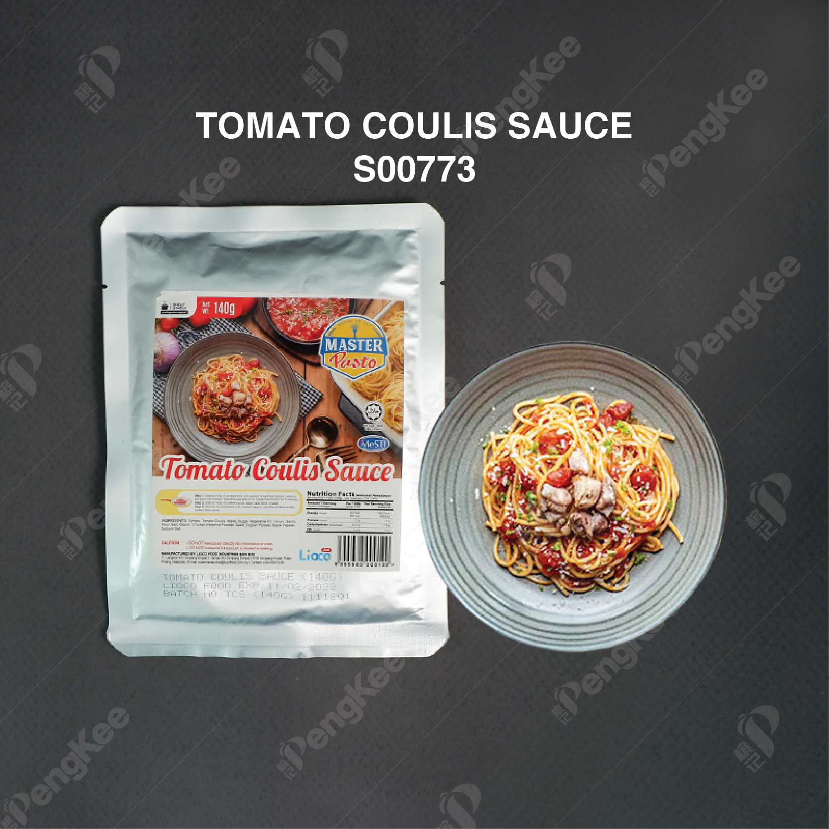 TOMATO COULIS SAUCE 140G