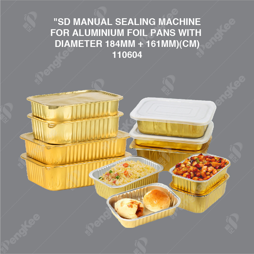 SD MANUAL SEALING MACHINE FOR ALUMINIUM FOIL PANS WITH DIAMETER 184MM + 161MM)(CM)