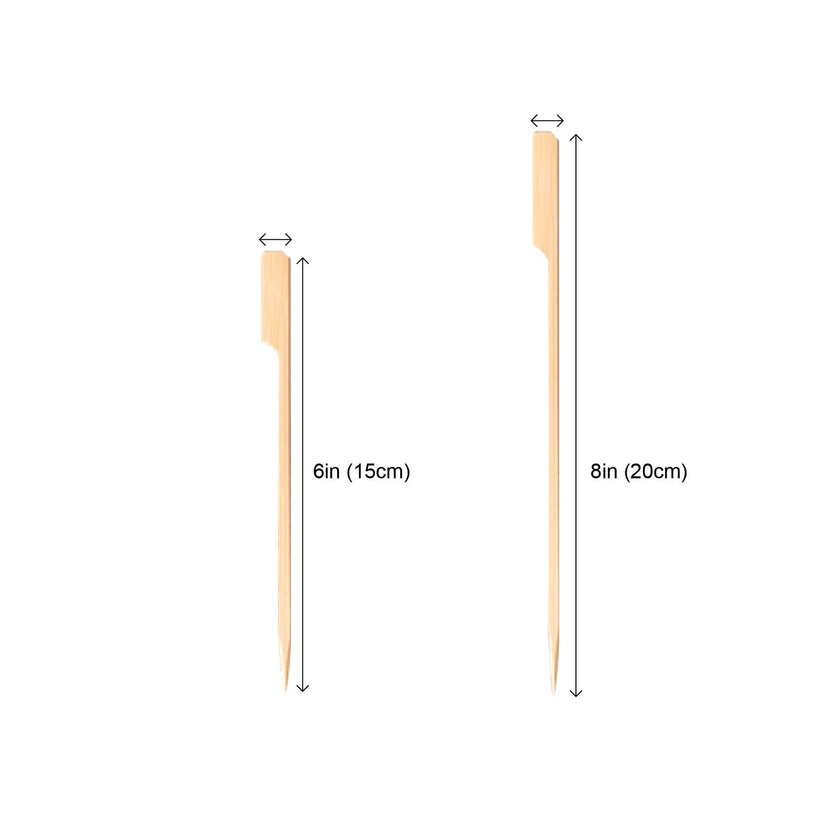 6" (15CM) BBQ (TEPPO) BAMBOO SKEWER  (100'S+-) 100PKT/CTN