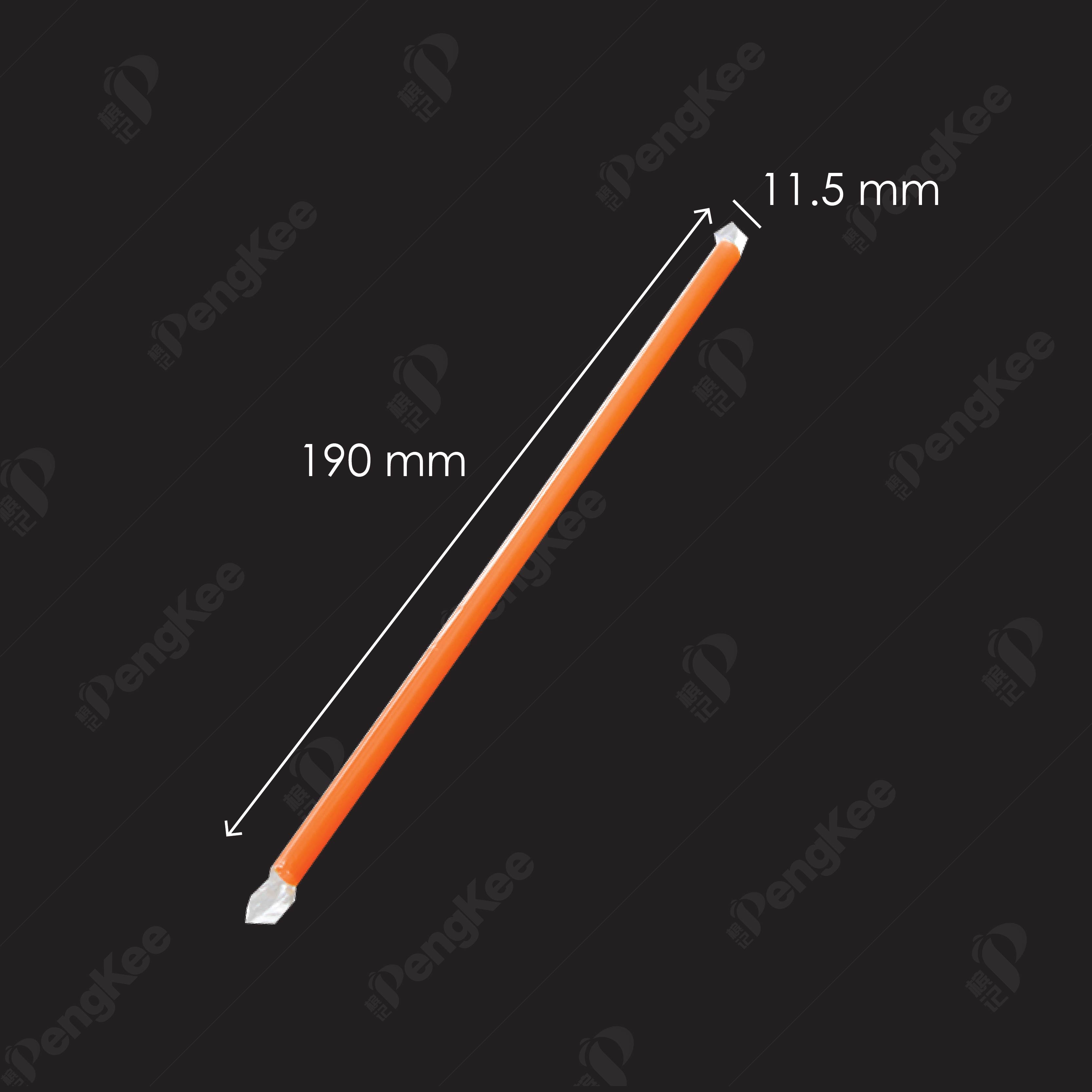 GIANT STRAW(flexible)(sharp)(asstd col) (100'S+/-) (30PKT/CTN)