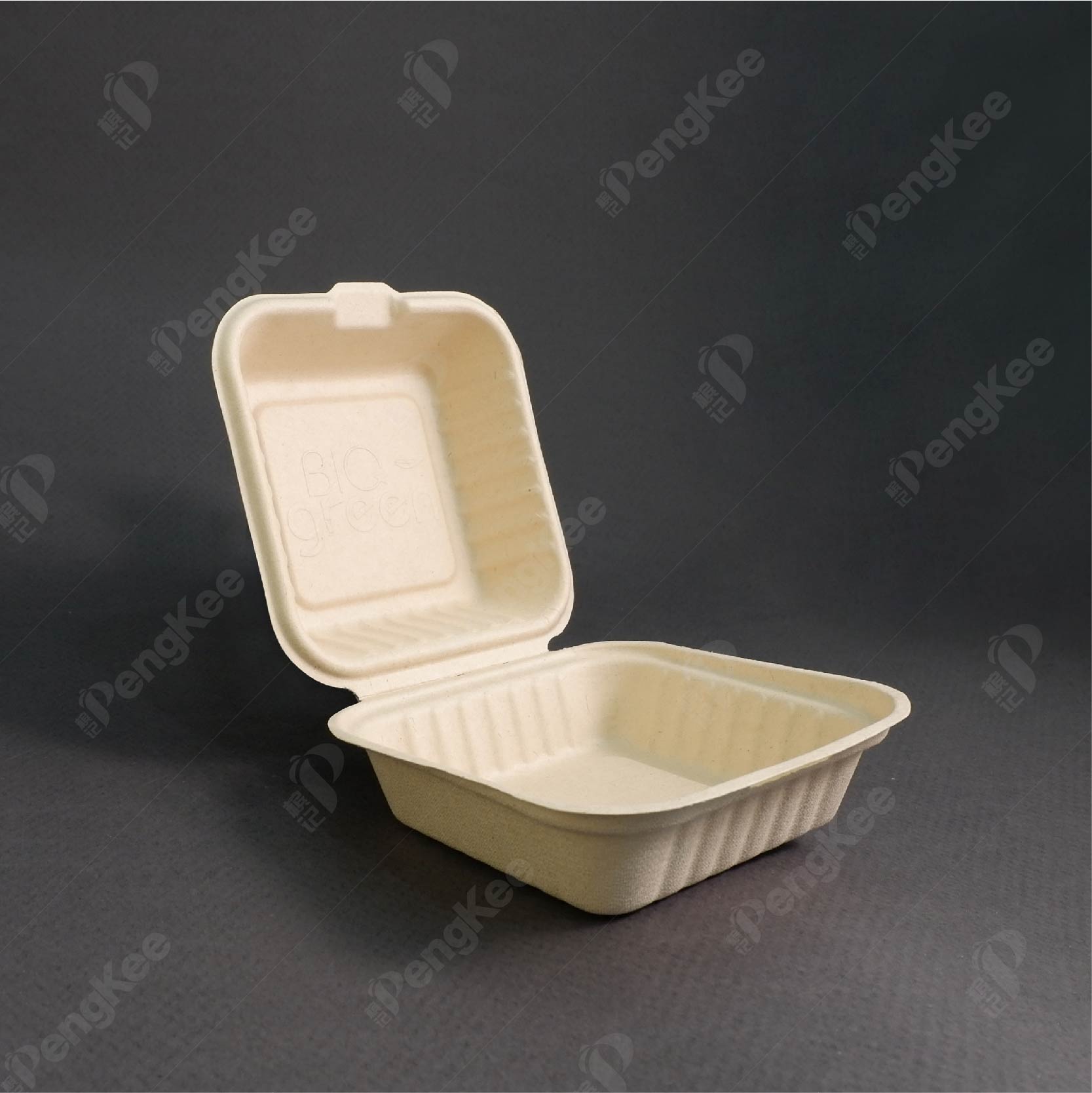 UBB-1 UNBLEACHED BURGER BOX (BROWN) 
