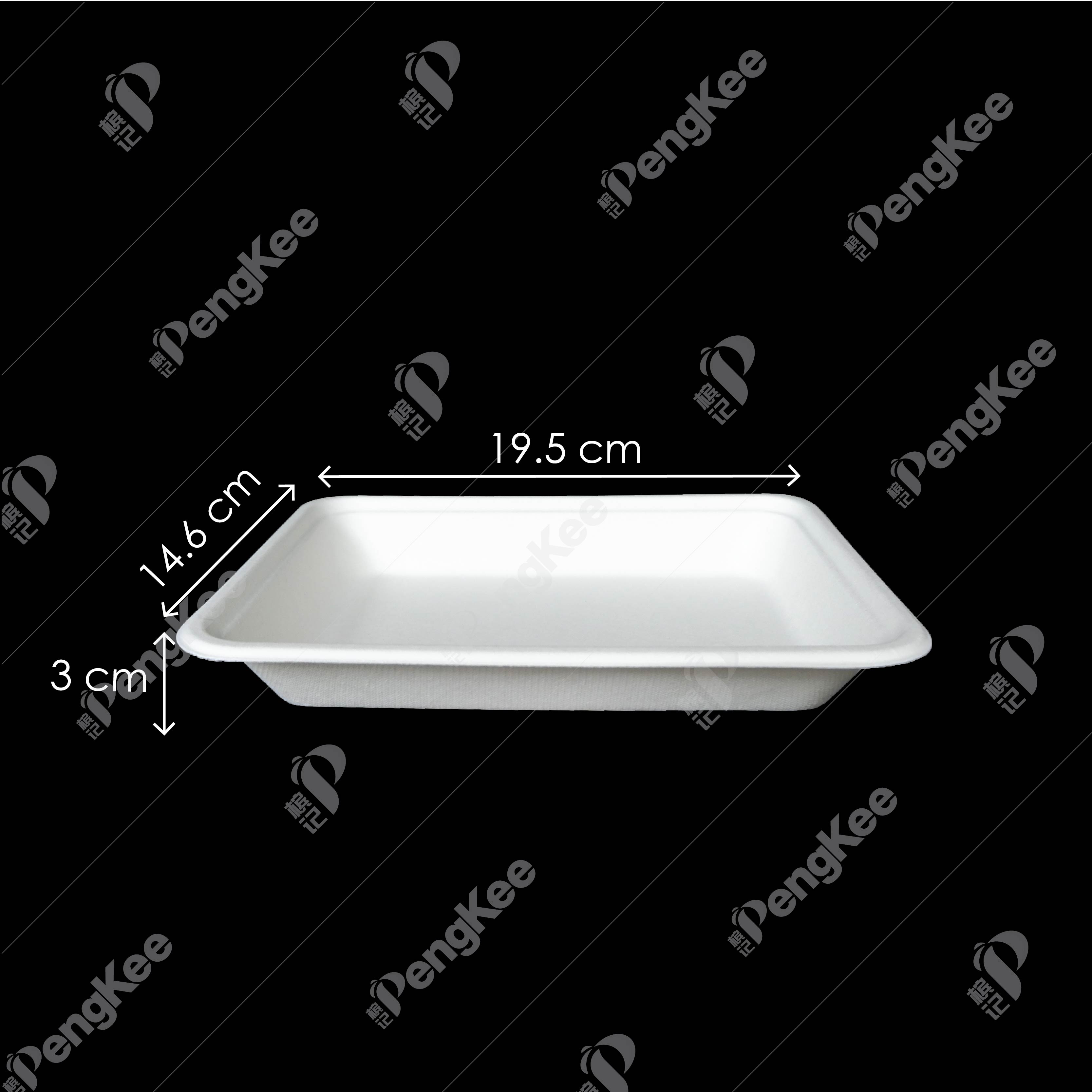 TO23 SUGARCANE TRAY (350ml) 50'S X 20PKT