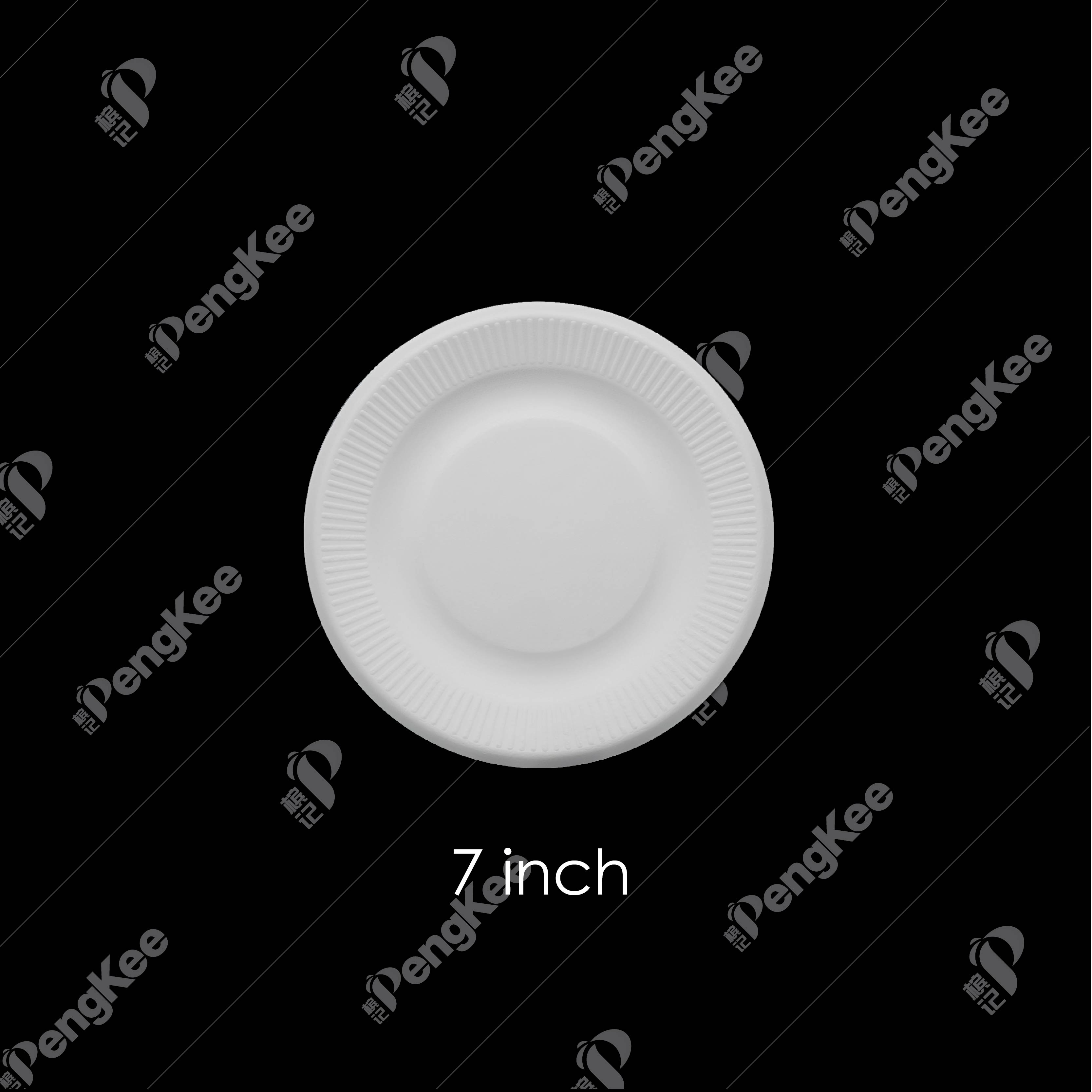 POO2 7" SUGARCANE PLATE (50'S X 30PKT)