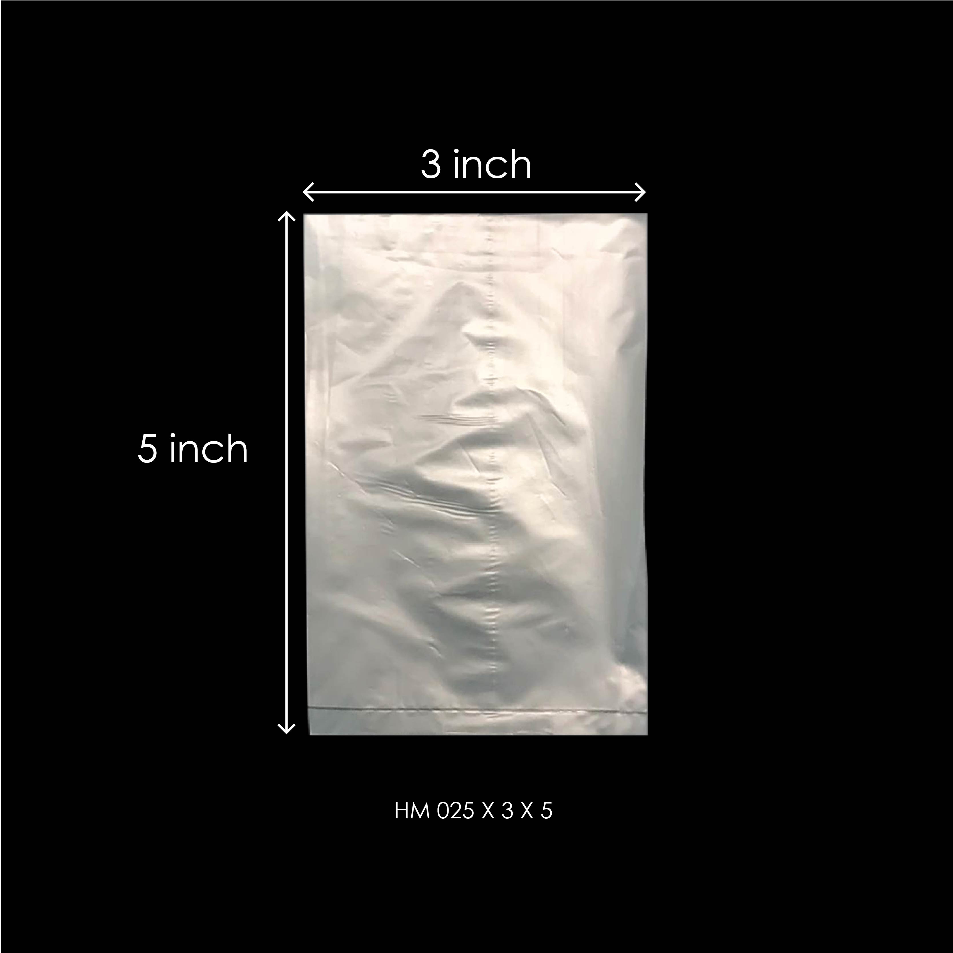 HM 0.025MM X 3" X 5" 