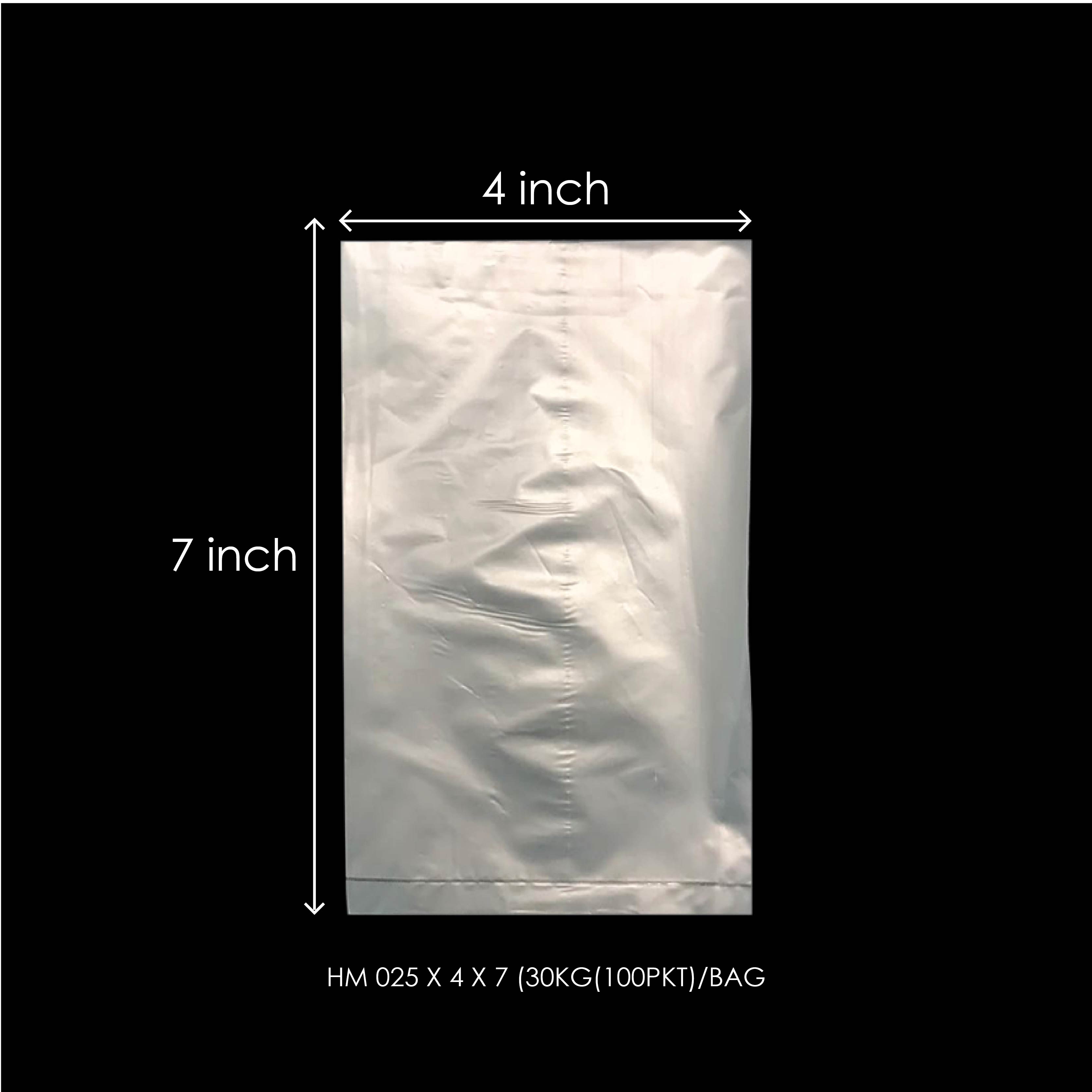 HM 0.025MM X 4" X 7" 