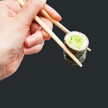 8" (4.6MM X 200MM) OPP PANDA CHOPSTICK (GREEN) 'THANK YOU' (40PAIRS) 100PKT/BAG